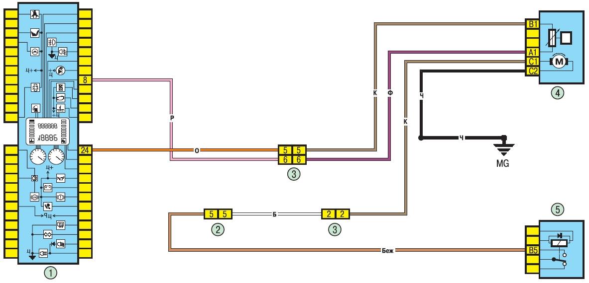Схема проводки рено логан 1 поколения