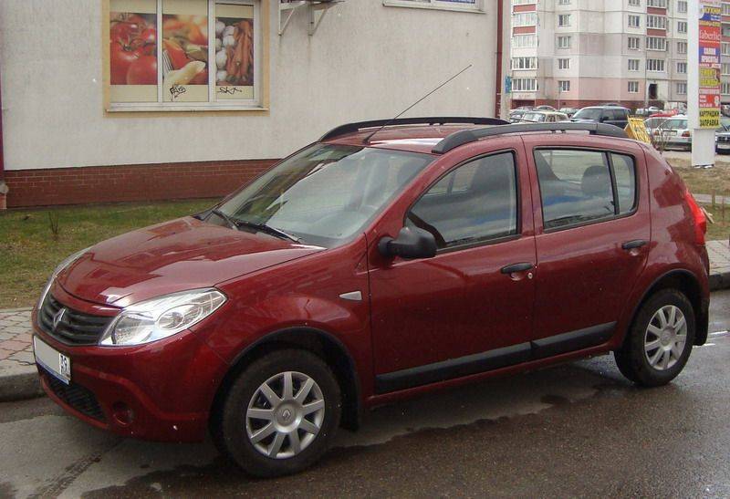 Установка рейлингов на рено сандеро