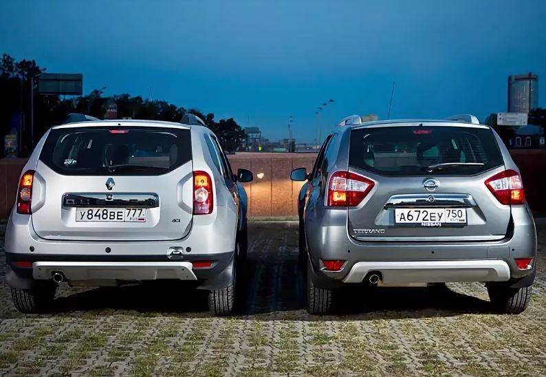 Renault duster vs nissan terrano: найдите 10 отличий