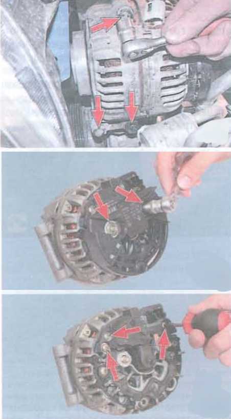 Рено Логан ремонт и замена генератора: шкив с кондиционером и как снять