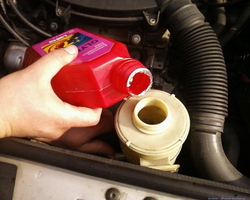 Жидкость для гур рено дастер: что заливать в автомобиль