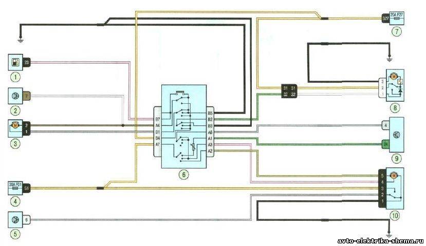 Электросхема отопителя (печки) и кондиционера renault duster