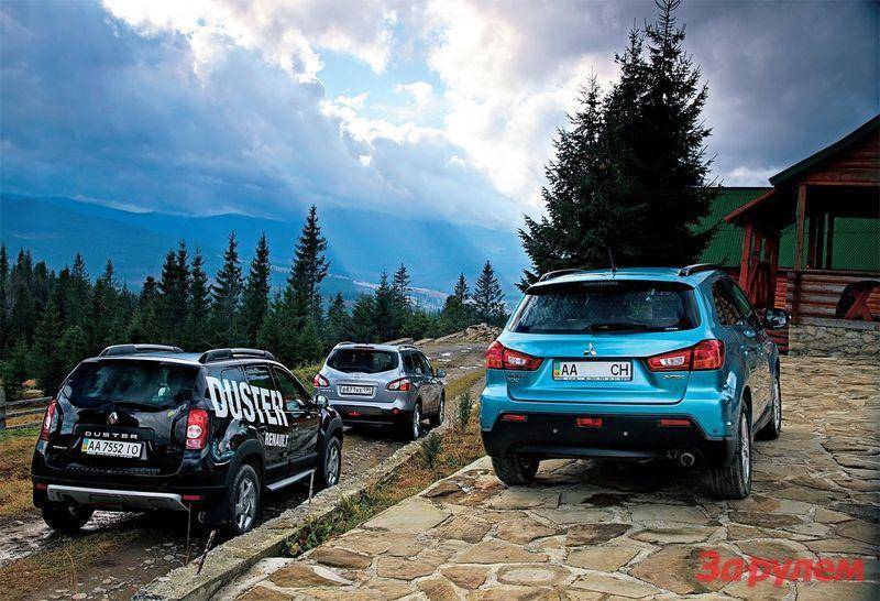 Mitsubishi asx vs kia sportage vs renault duster | auto-gl.ru