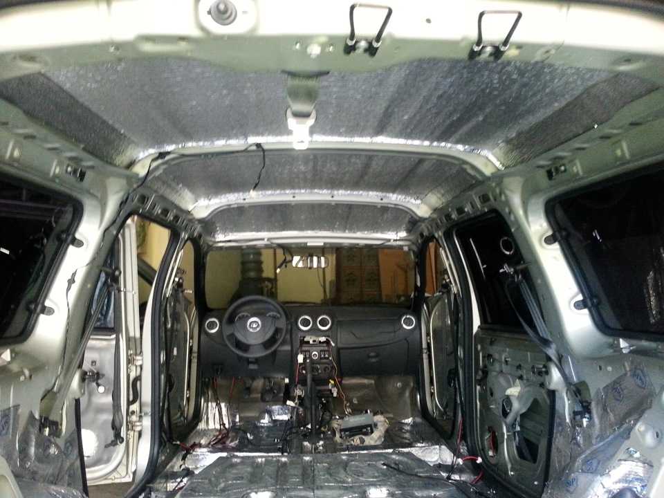 Как сделать шумоизоляцию автомобиля ларгус