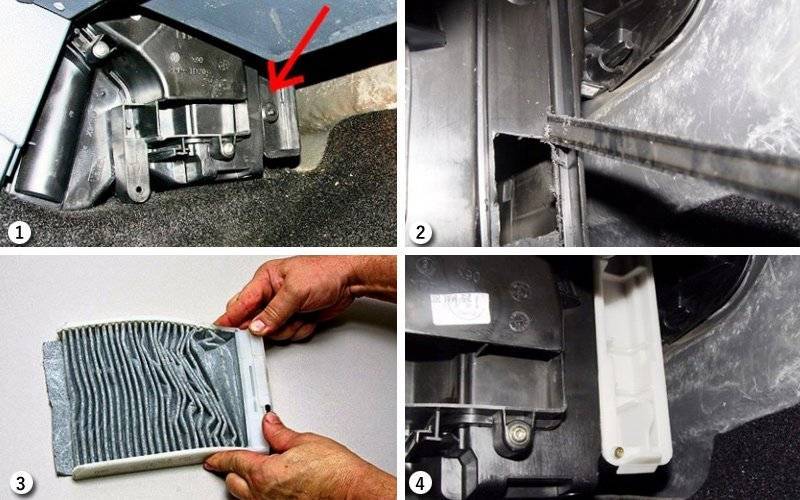 Как правильно заменить салонный фильтр на рено дастер