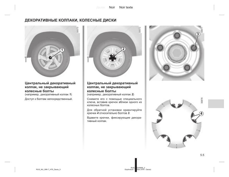 Штатные размеры шин и дисков для рено дастер