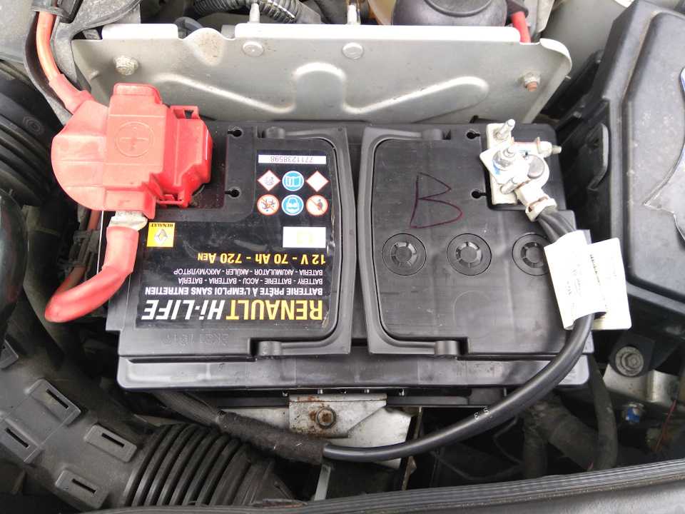Аккумуляторная батарея | renault duster 2011 1,6-2,0-1,5 dci | руководство renault