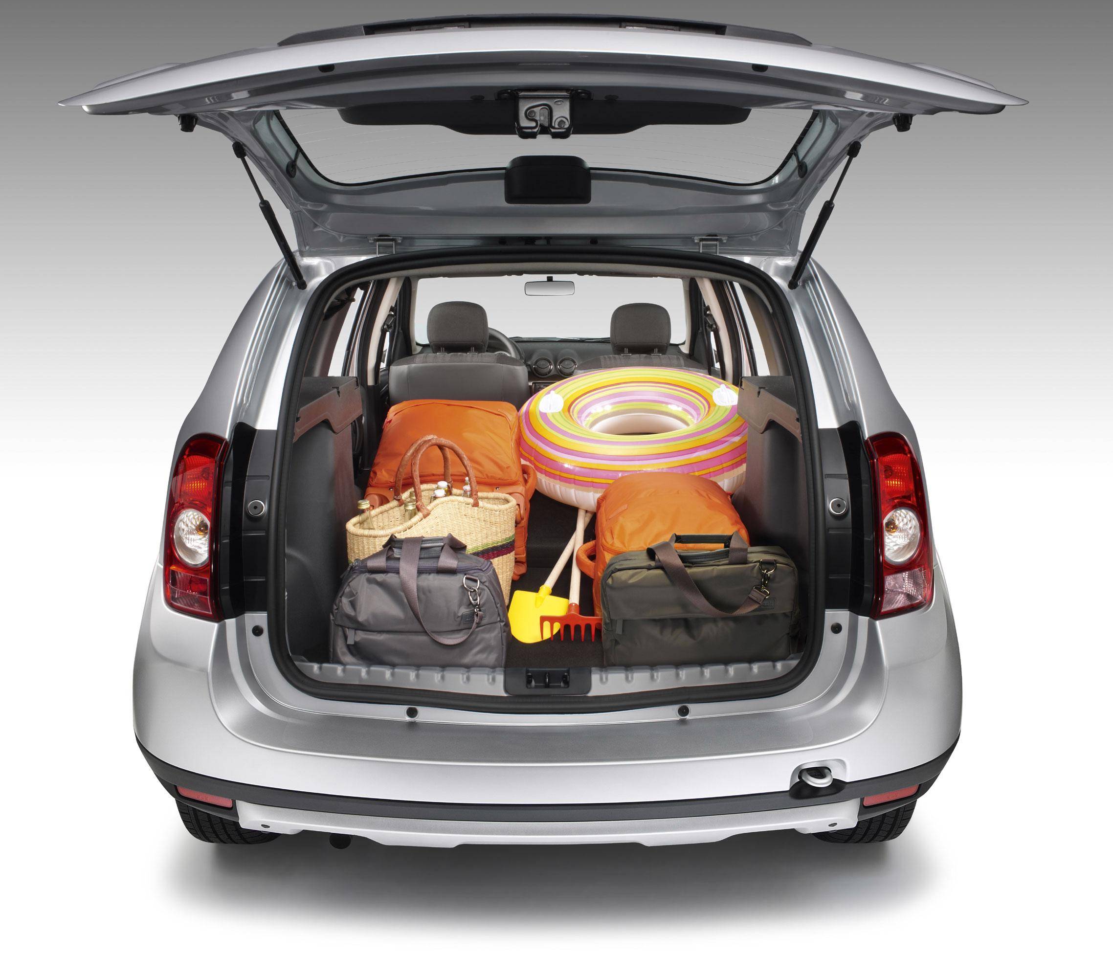 Рено дастер: размер багажника со сложенными сиденьями. размеры и объёмы багажника в дастере