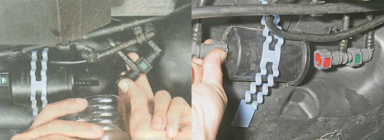 Renault logan снять замена ремонт   снятие топливного бака рено логан