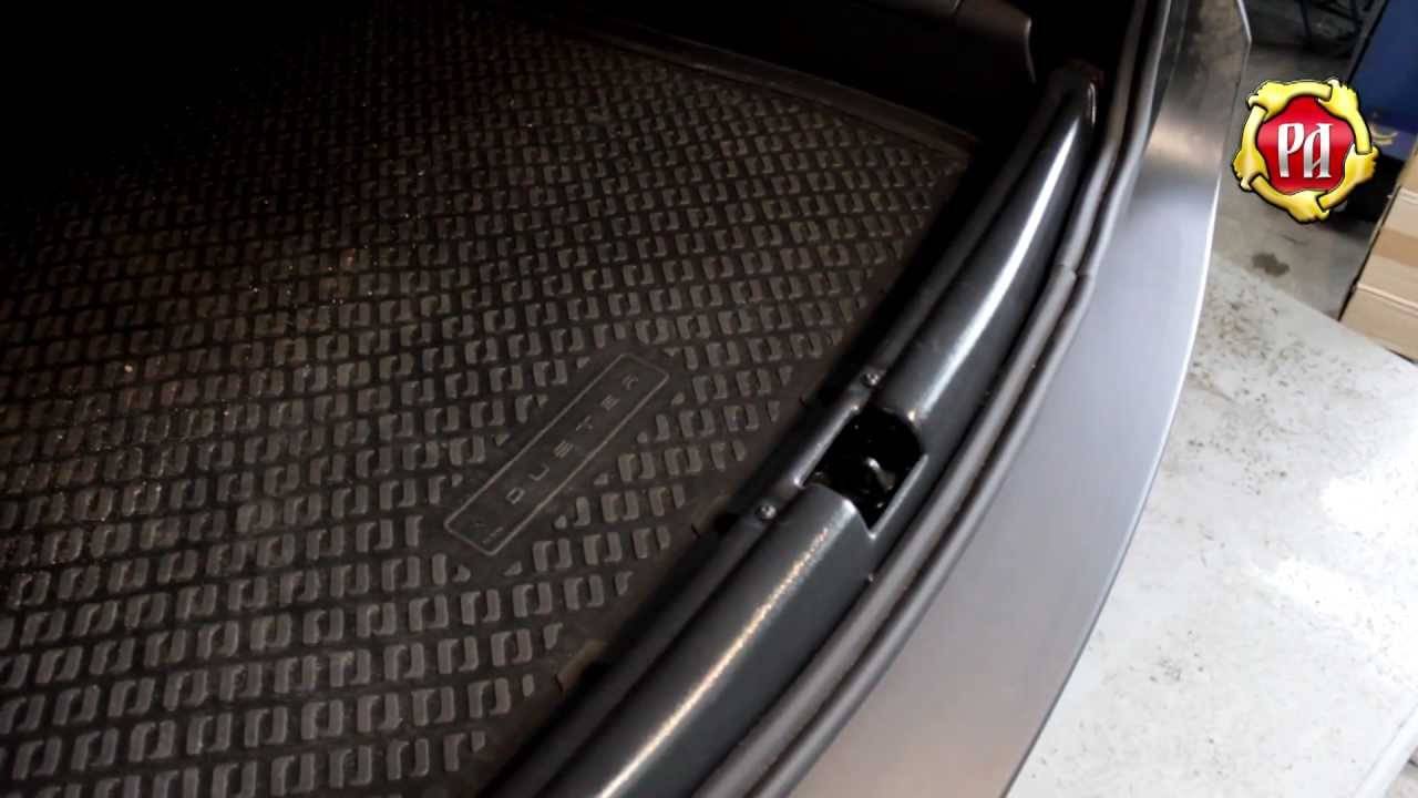 Инструкция по установке накладки на порог багажника renault duster
