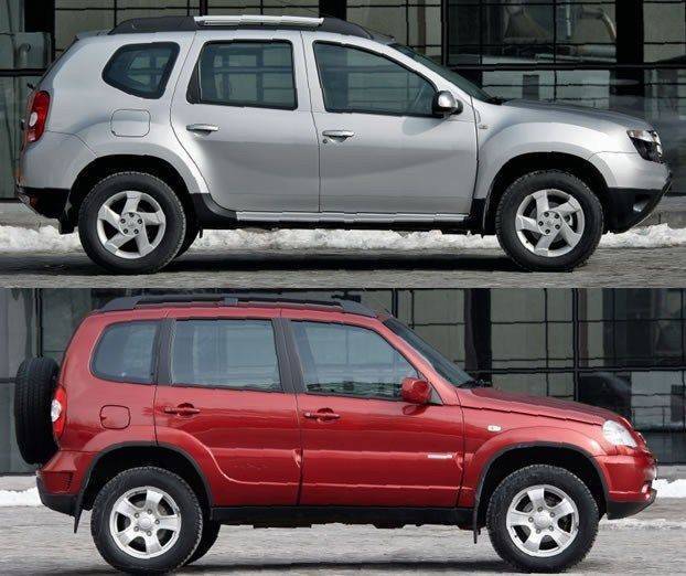 Renault duster или chevrolet niva: выбираем лучшего. рено дастер или нива шевроле, что лучше выбрать? что лучше шеви нива или дастер