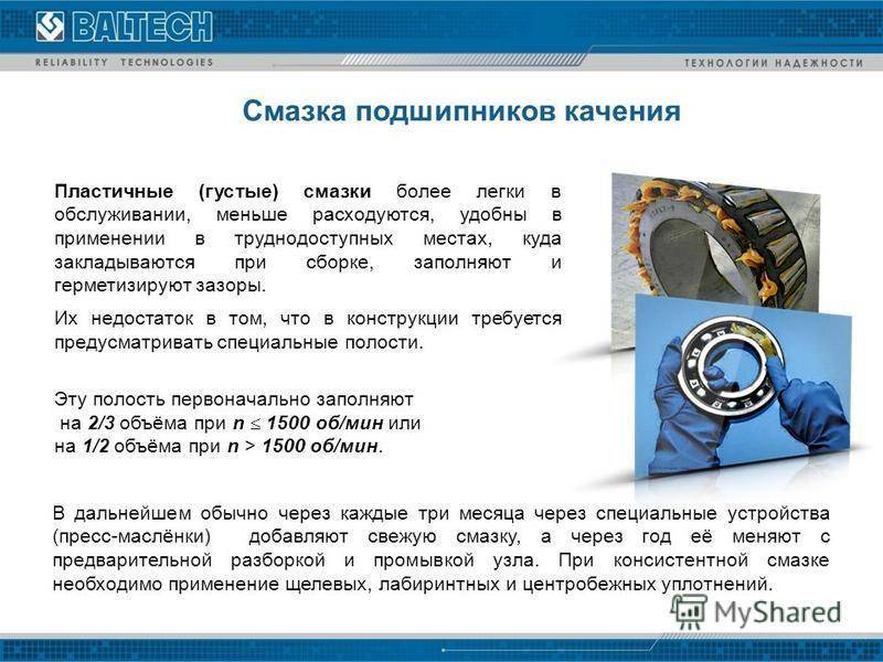 Подшипники - общая информация, особенности хранения