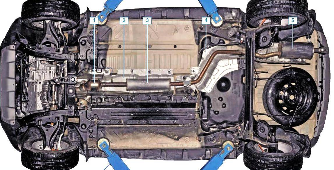 Renault duster снятие системы выпуска отработавших газов рено дастер
