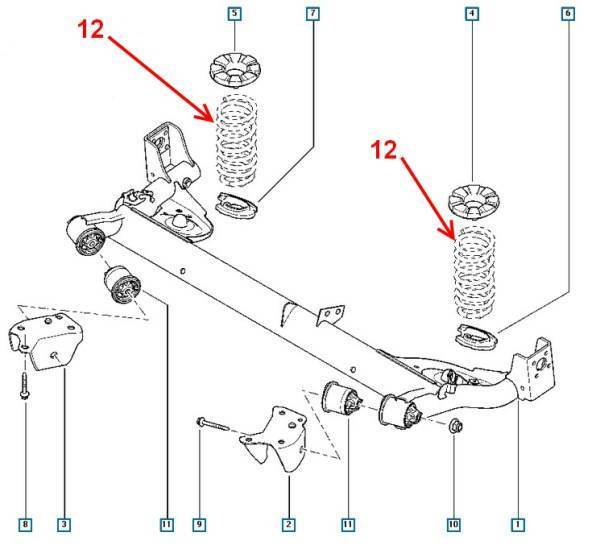 Чек-лист: замена задних амортизаторов автомобиля рено дастер 4х4