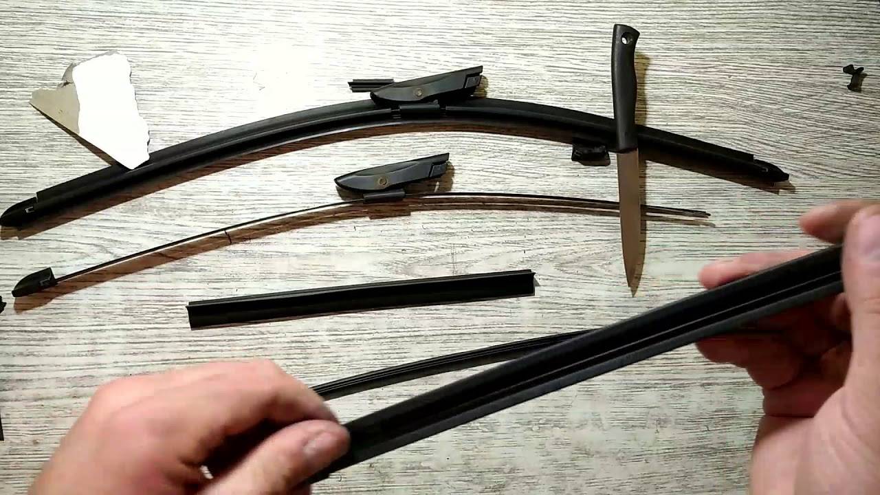 Как поменять бескаркасные дворники: полная инструкция