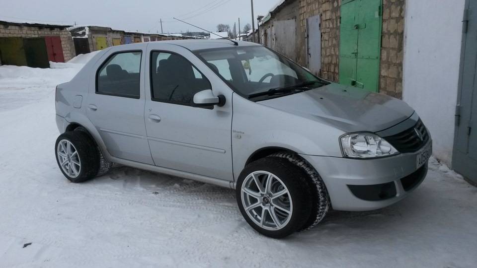 Размер шин renault (рено) logan: штатные и допустимые