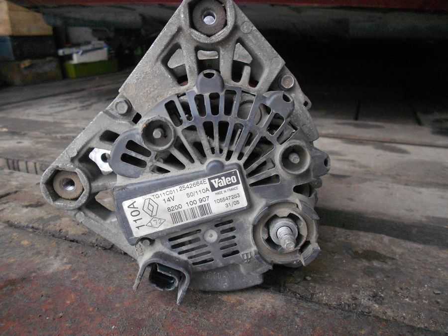 Замена генератора renault logan 2