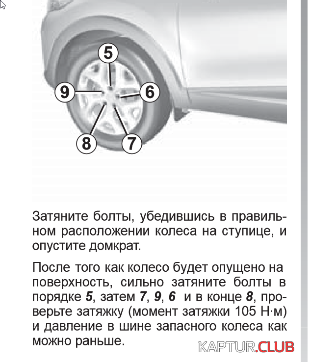 Какая размерность шин на рено дастер