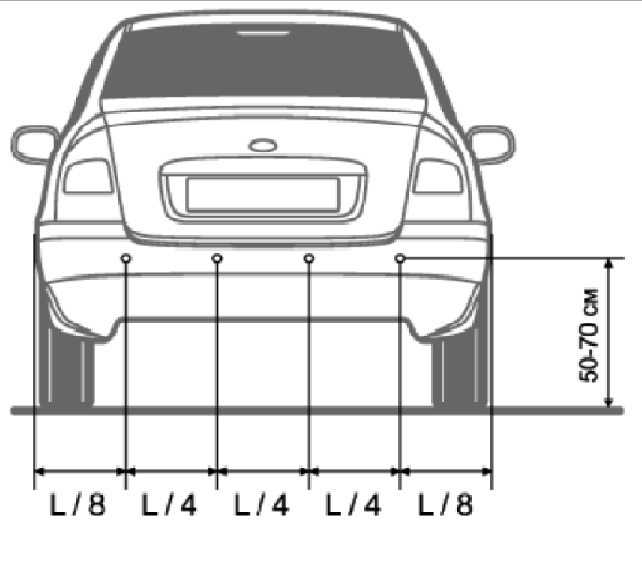 Схема подключения парктроника рено дастер