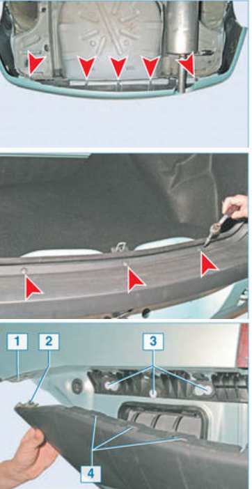 Как снять задний или передний бампер на рено сандеро