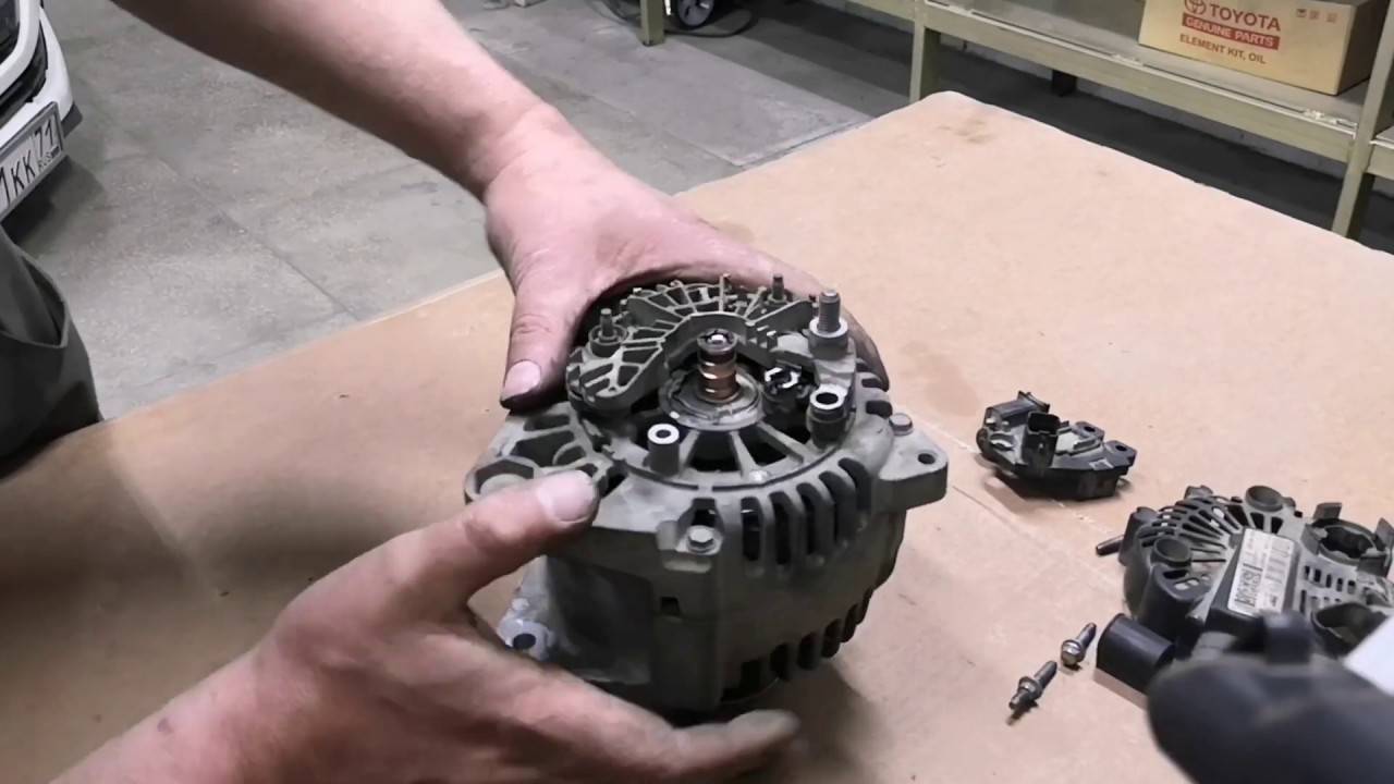 Ремонт генератора рено логан своими руками видео